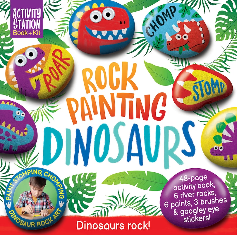 ROCK PAINTING DINOSAURS