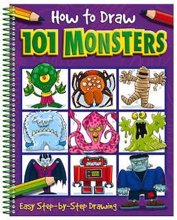Front cover_How To Draw 101 Monsters
