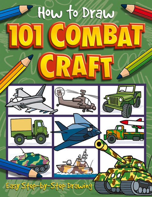 Front cover_How to Draw 101 Combat Craft
