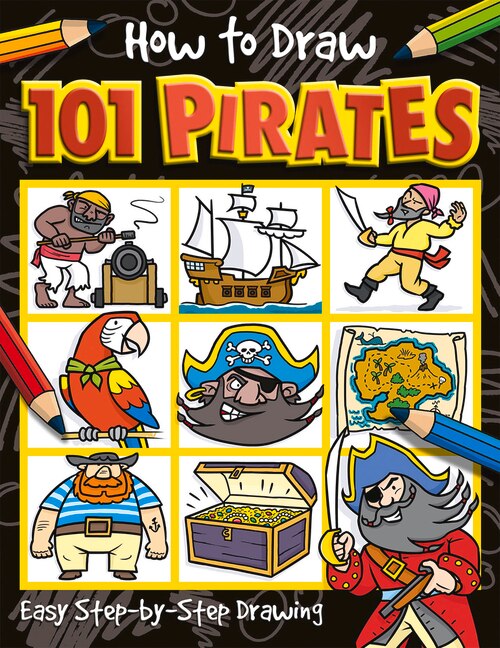 Front cover_How to Draw 101 Pirates