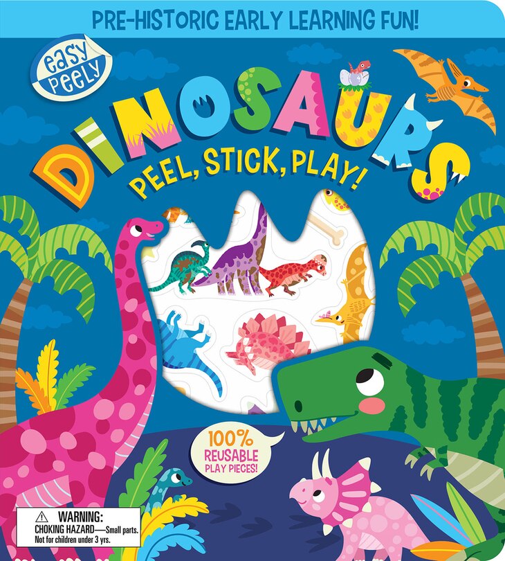 Front cover_EASY PEELY DINOSAURSPEEL STICK PLAY