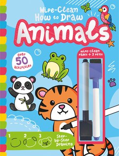 Couverture_Wipe-Clean How to Draw Animals