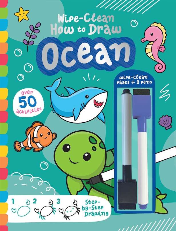 Couverture_Wipe-Clean How to Draw Ocean
