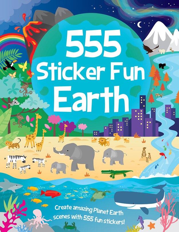 Couverture_555 Sticker Fun - Earth