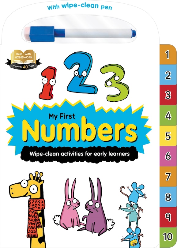 Front cover_Help with Homework: My First Numbers-Wipe-Clean Activities for Early Learners