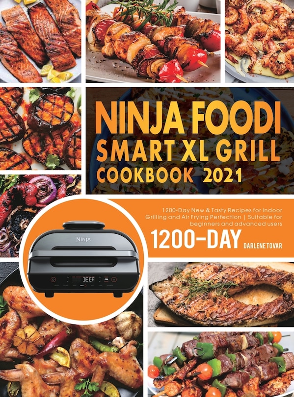 Front cover_Ninja Foodi Smart XL Grill Cookbook 2021