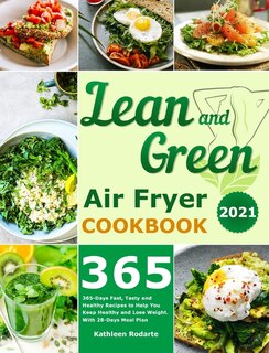 Front cover_Lean and Green Air Fryer Cookbook 2021