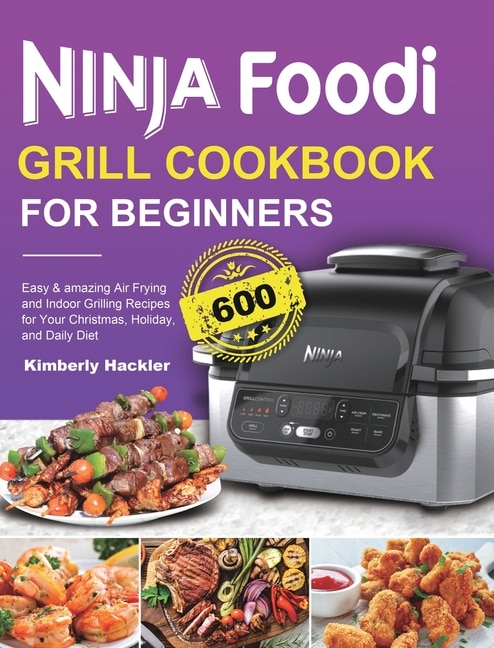 Front cover_Ninja Foodi Grill Cookbook for Beginners