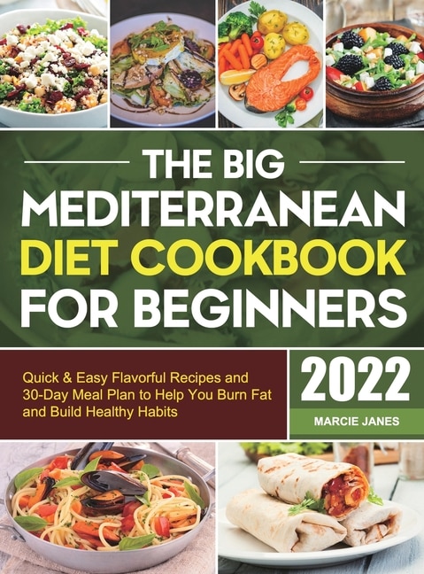 Couverture_The Big Mediterranean Diet Cookbook for Beginners