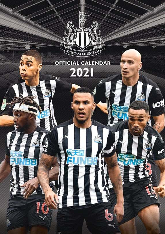 Front cover_The Official Newcastle United F.c. Calendar 2022