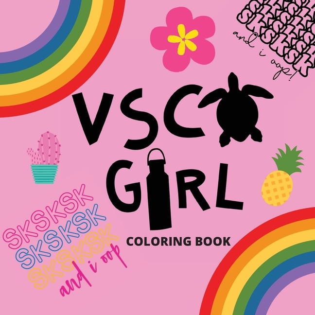 Front cover_Vsco Girl Coloring Book