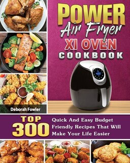 Front cover_Power Air Fryer Xl Oven Cookbook