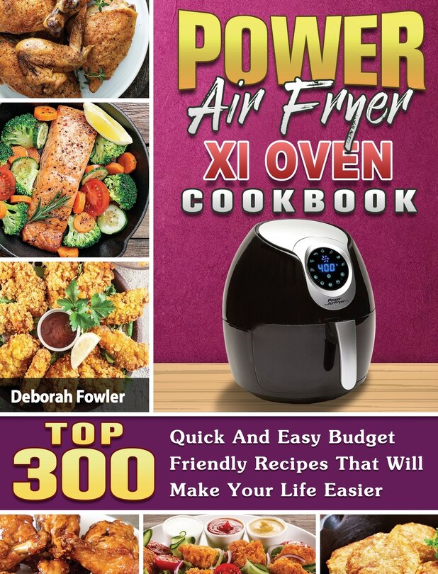 Front cover_Power Air Fryer Xl Oven Cookbook