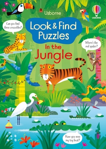 Front cover_Look And Find Puzzles In The Jungle