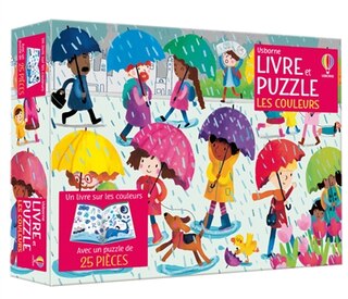 Couverture_Coffret livre et puzzle: Les couleurs
