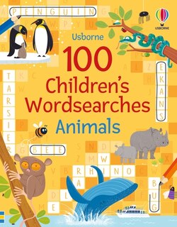 Front cover_100 Childrens Wordsearches: Animals