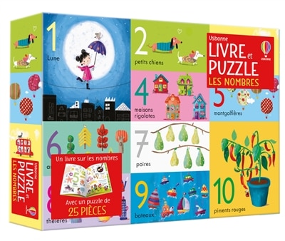 Couverture_Coffret livre et puzzle: Les nombres