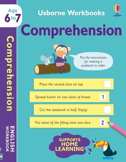 Front cover_Usborne Workbooks Comprehension 6-7