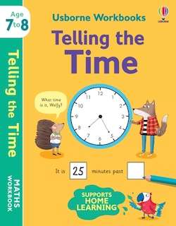 Front cover_Usborne Workbooks Telling The Time 7-8