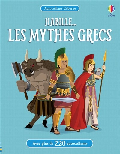 Couverture_Habille... les mythes grecs : avec plus de 220 autocollants
