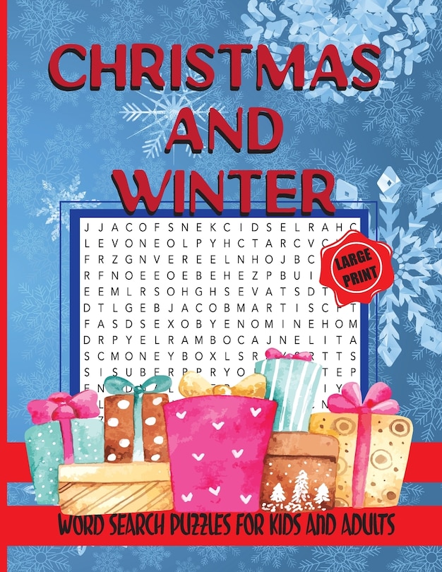 Couverture_Christmas and Winter Word Search Puzzles for Kids and Adults