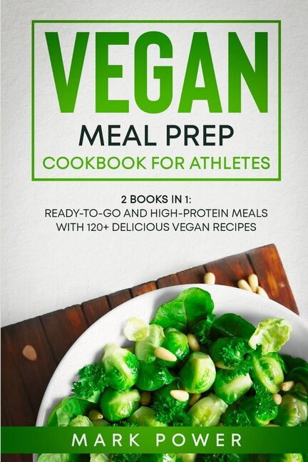 Front cover_Vegan Meal Prep Cookbook for Athletes