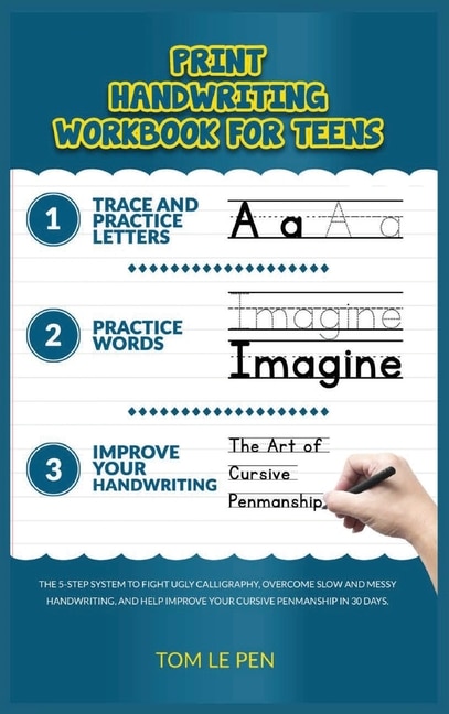 Couverture_Print Handwriting Workbook For Teens