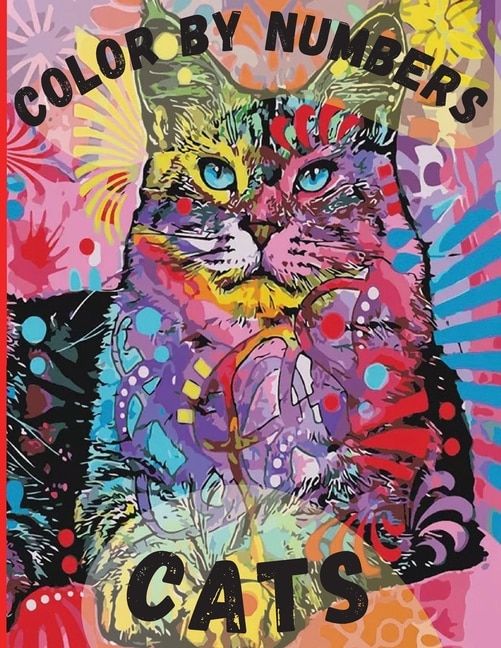 Front cover_Cats Color By Numbers