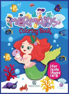 Front cover_Mermaid Coloring Book