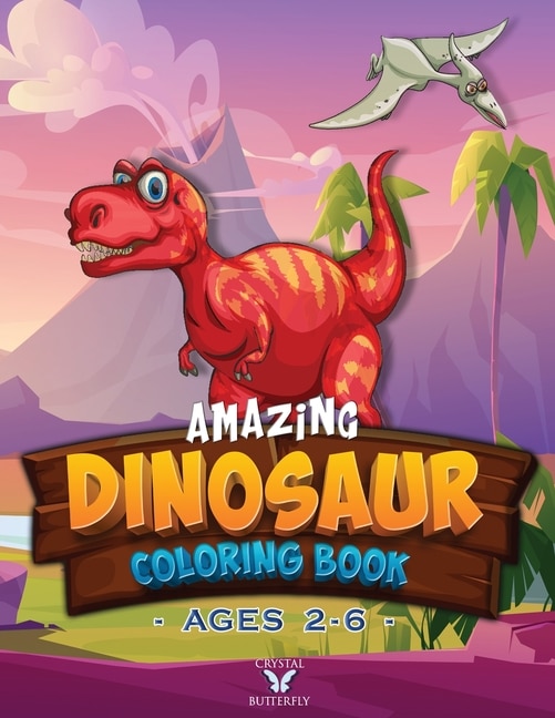 Front cover_Amazing Dinosaur Coloring Book
