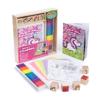 Front cover_WOODEN STAMPER SETS UNICORNS