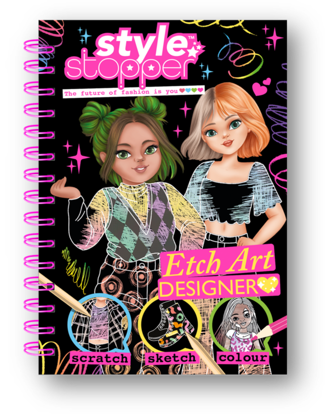 Front cover_STYLESTOPPER ETCH ART SKETCHBOOK ETCH AR