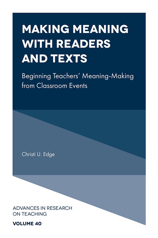 Front cover_Making Meaning with Readers and Texts