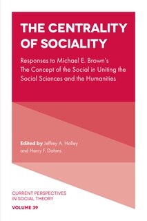 Front cover_The Centrality of Sociality
