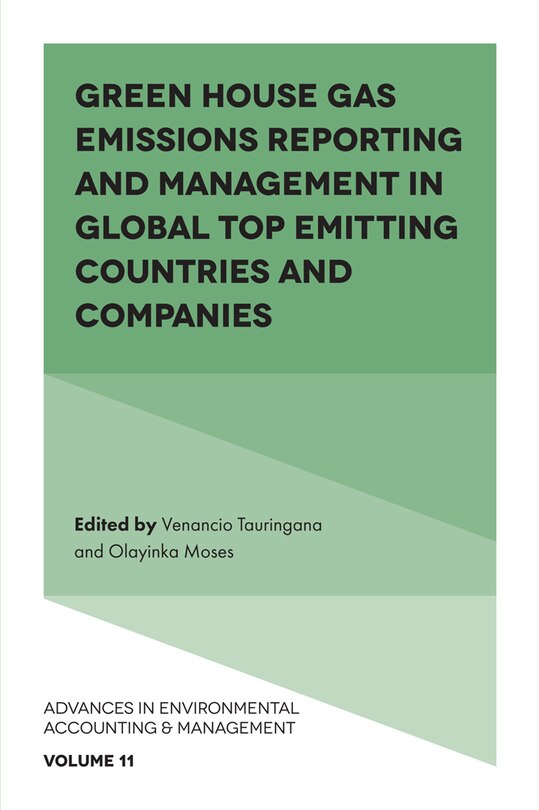 Front cover_Green House Gas Emissions Reporting and Management in Global Top Emitting Countries and Companies