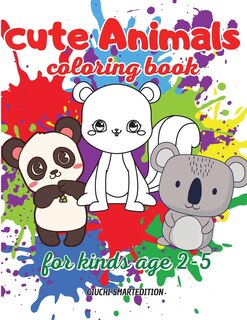 Front cover_Cute Animals coloring book