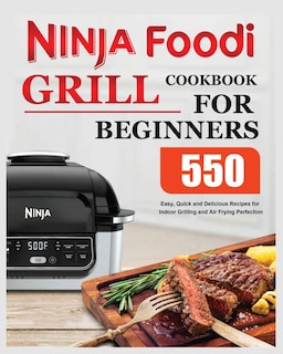 Front cover_Ninja Foodi Grill Cookbook for Beginners