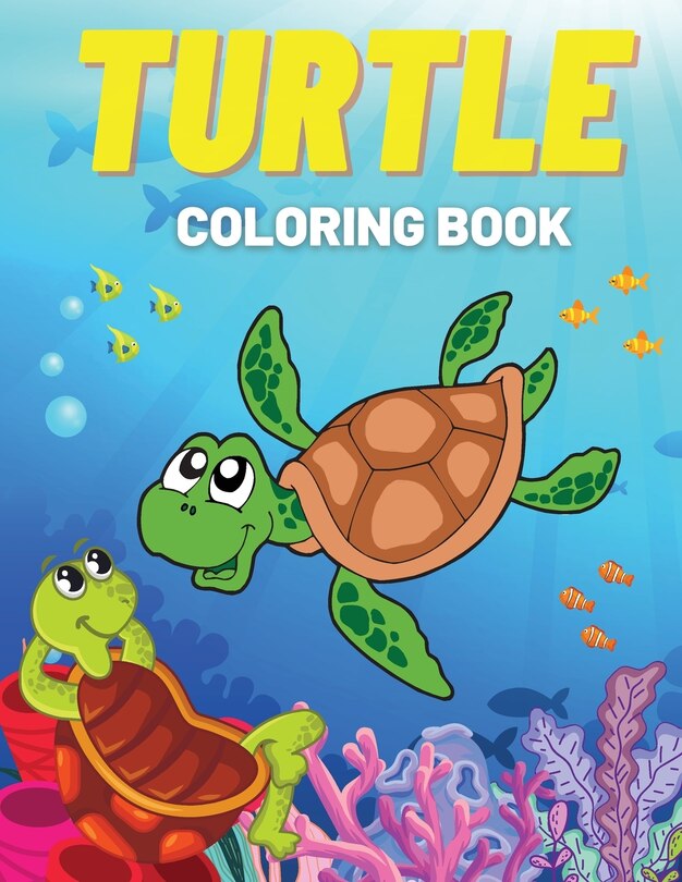 Front cover_Turtle Coloring Book