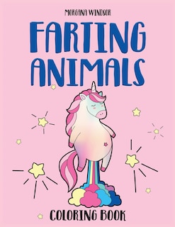 Front cover_Farting Animals Coloring book