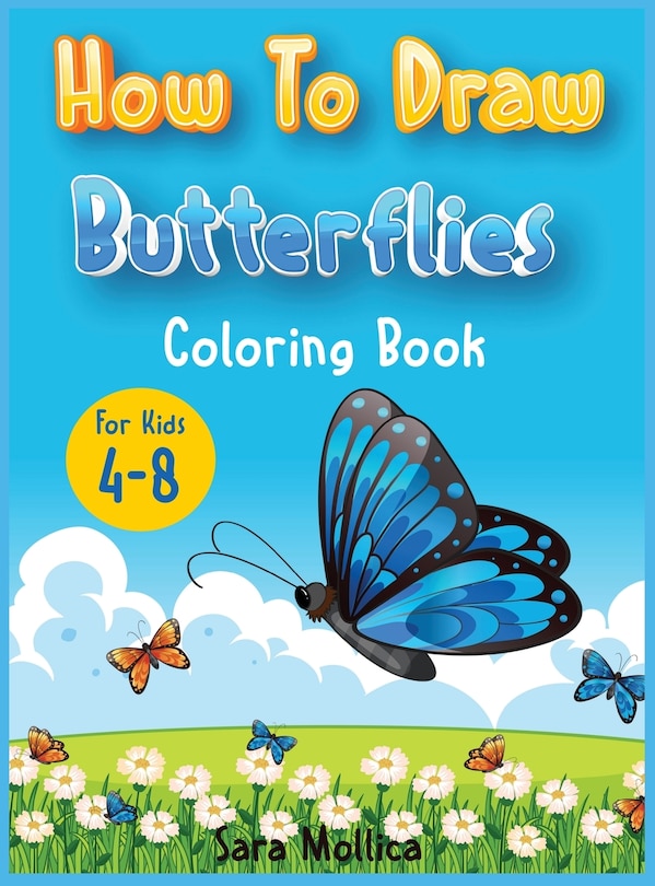 How To Draw Butterfly Coloring Book For Kids 48 A Cute Activity Book
