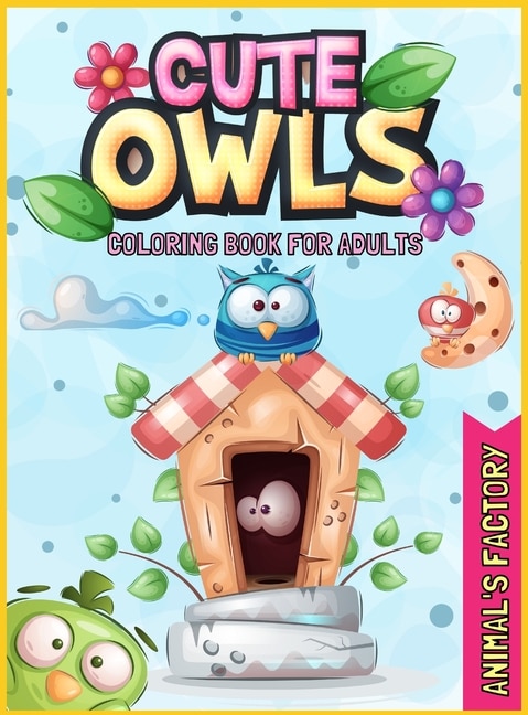 Couverture_Cute Owls Coloring Book For Adults