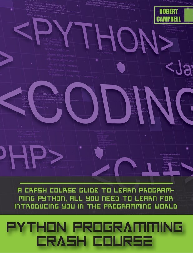Front cover_Python Programming Crash Course