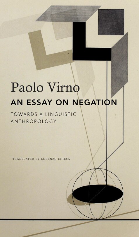 Front cover_An Essay on Negation