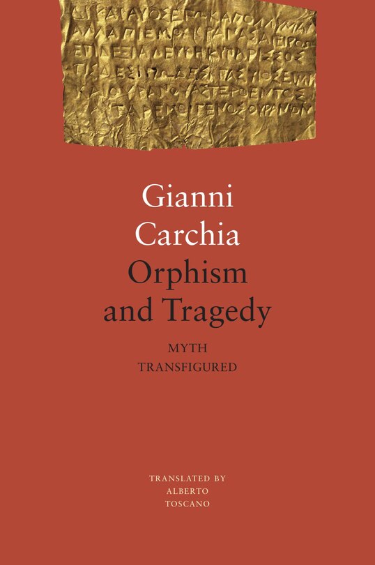 Front cover_Orphism and Tragedy
