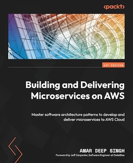 Couverture_Building and Delivering Microservices on AWS
