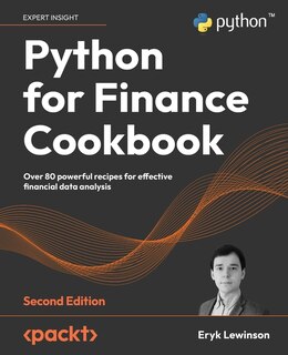 Front cover_Python for Finance Cookbook - Second Edition