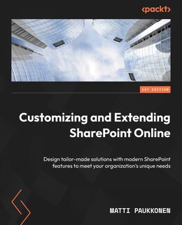 Front cover_Customizing and Extending SharePoint Online