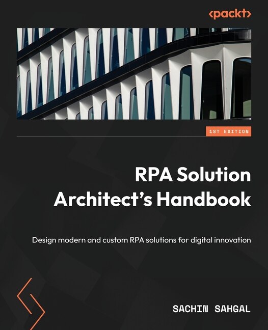 Front cover_RPA Solution Architect's Handbook