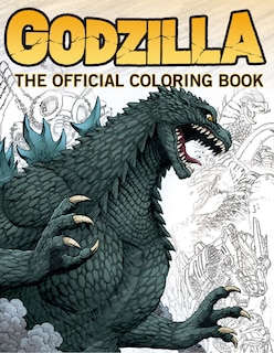 Front cover_Godzilla: The Official Coloring Book