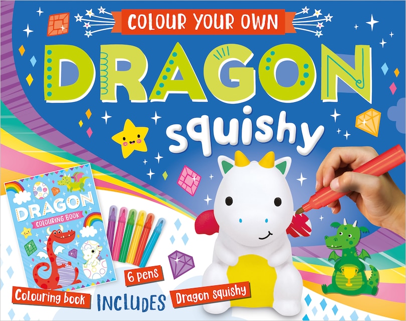 Colour Your Own Dragon Squishy